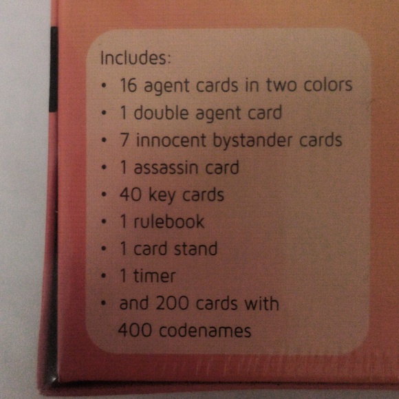 New Codenames Game - Picture 5 of 6